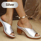🌸Summer Hot Sale 50%OFF🌸Chunky Heel Slip-on Platform Sandals
