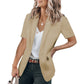 👔 LIMITED-TIME 50% OFF! ✨ Women's Short Sleeve Blazer – Casual, Lightweight, Versatile, Modern 🌿