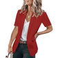 👔 LIMITED-TIME 50% OFF! ✨ Women's Short Sleeve Blazer – Casual, Lightweight, Versatile, Modern 🌿