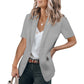 👔 LIMITED-TIME 50% OFF! ✨ Women's Short Sleeve Blazer – Casual, Lightweight, Versatile, Modern 🌿