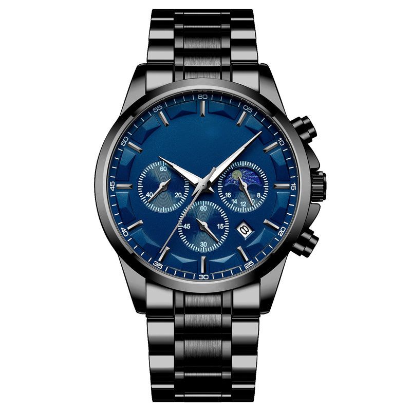 ⌚2025 New Business Mens Watch✨Men’s Quartz Stainless Steel Watch