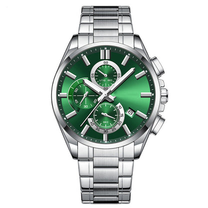 👑Men's Stainless Steel Business Wrist Watch