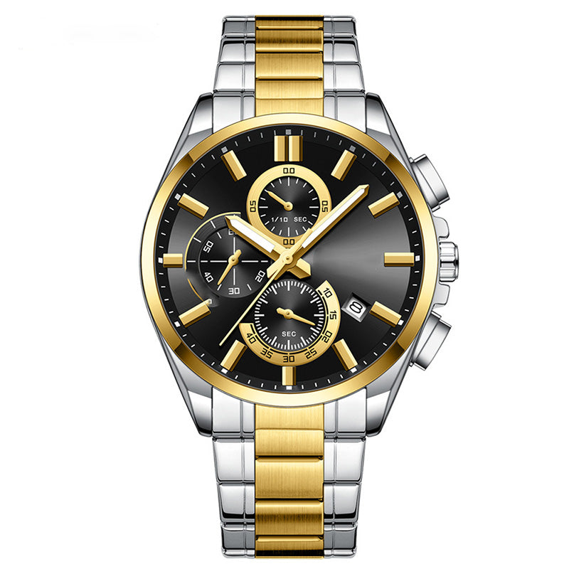 👑Men's Stainless Steel Business Wrist Watch