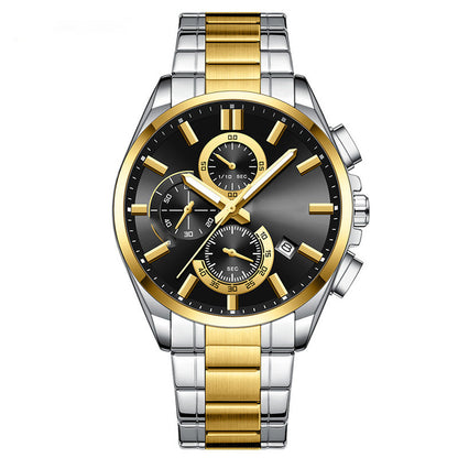 👑Men's Stainless Steel Business Wrist Watch