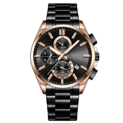 👑Men's Stainless Steel Business Wrist Watch