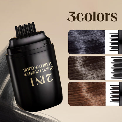 🎉Buy 2 Get 1 Free🎉2 in 1 Quick Touch up Hair Dye Comb