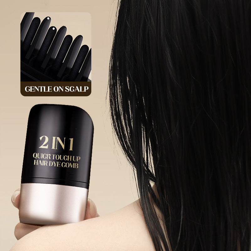 🎉Buy 2 Get 1 Free🎉2 in 1 Quick Touch up Hair Dye Comb