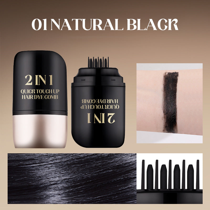 🎉Buy 2 Get 1 Free🎉2 in 1 Quick Touch up Hair Dye Comb