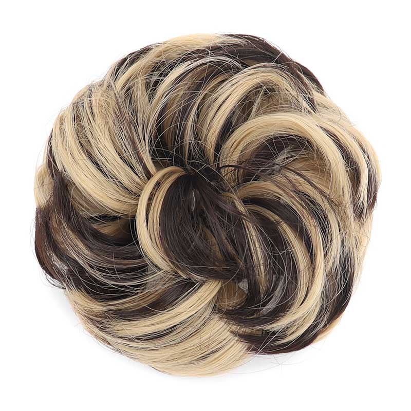 🔥Voluminous Synthetic Bun Wig with Adjustable Clip（Buy more, save more, free shipping over £30）