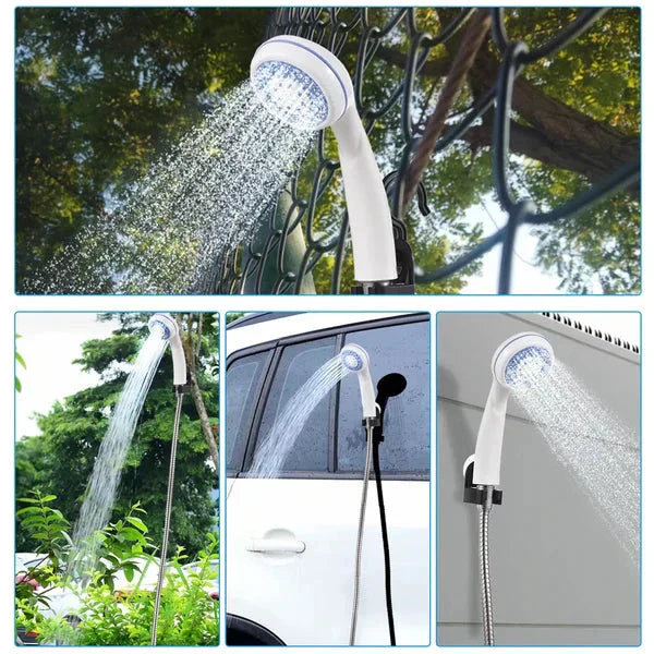 🚿Stay Fresh Outdoors✨Portable Camping Shower with Adjustable Flow