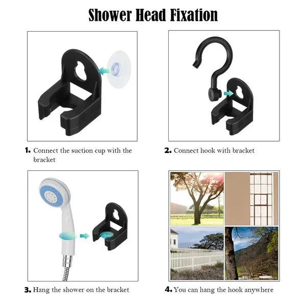 🚿Stay Fresh Outdoors✨Portable Camping Shower with Adjustable Flow
