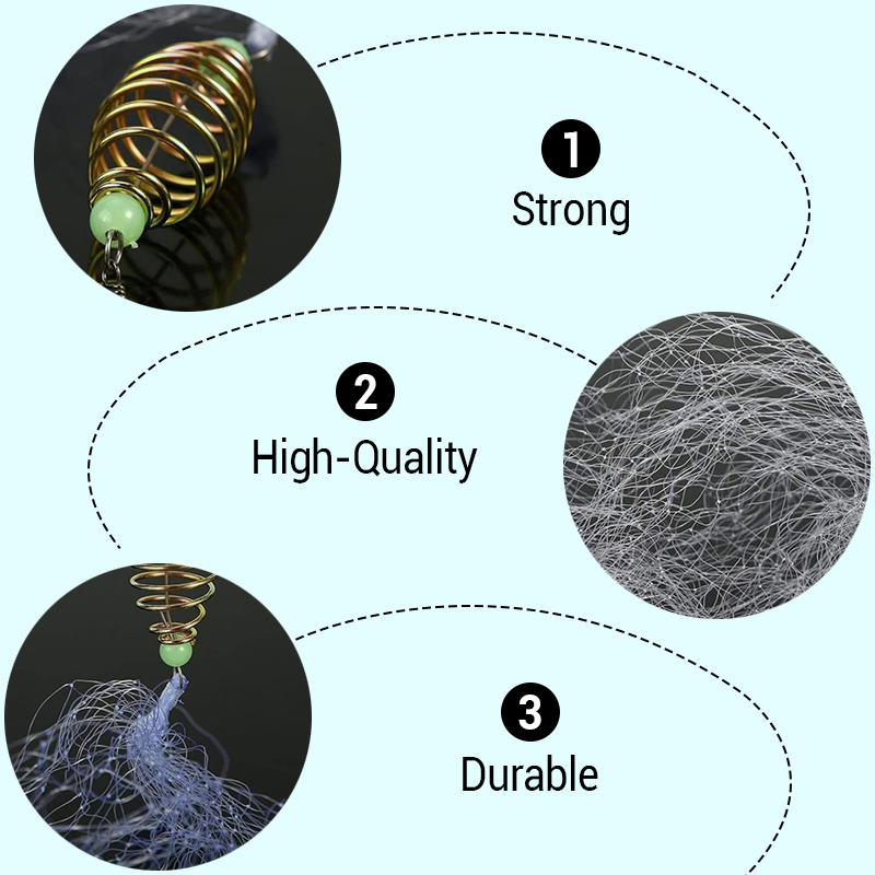 🔥2025 Hot Sale 50% Off🔥Fishing Gill Net with Spring Bait Trap