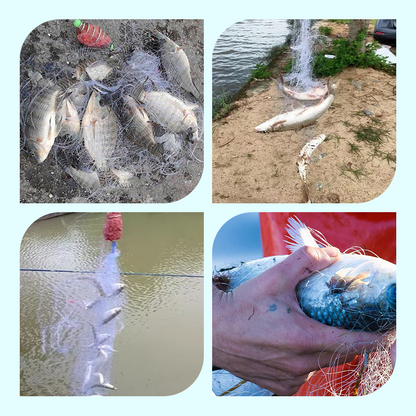 🔥2025 Hot Sale 50% Off🔥Fishing Gill Net with Spring Bait Trap