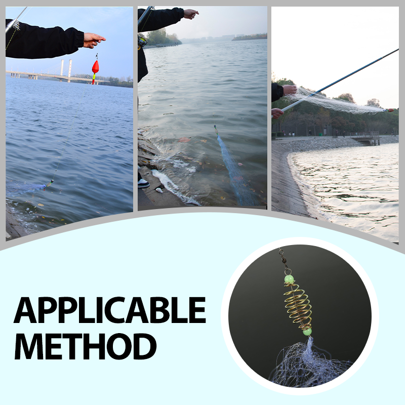 🔥2025 Hot Sale 50% Off🔥Fishing Gill Net with Spring Bait Trap
