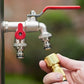 💥Hot Sales-49% OFF🔥Universal Stainless Steel Double Outlet Garden Water Faucet