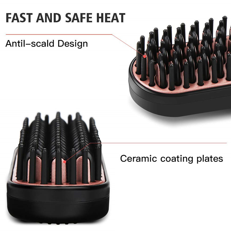 2-in-1 Electric Beard & Hair Straightener