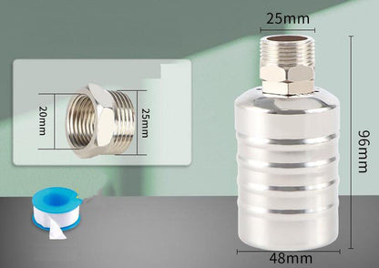 🎁2026 New Arrivals 50% OFF💥304 Stainless Steel Water Level Control Float Valve – Auto Shut-Off, No Electricity, Rust-Proof 💧