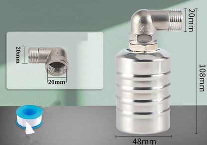 🎁2026 New Arrivals 50% OFF💥304 Stainless Steel Water Level Control Float Valve – Auto Shut-Off, No Electricity, Rust-Proof 💧