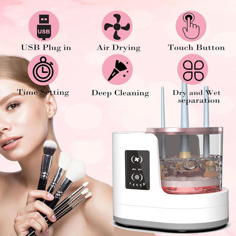 ⏳Limited-time 50% off💥🎨🧼 3-in-1 Electric Makeup Brush Cleaner