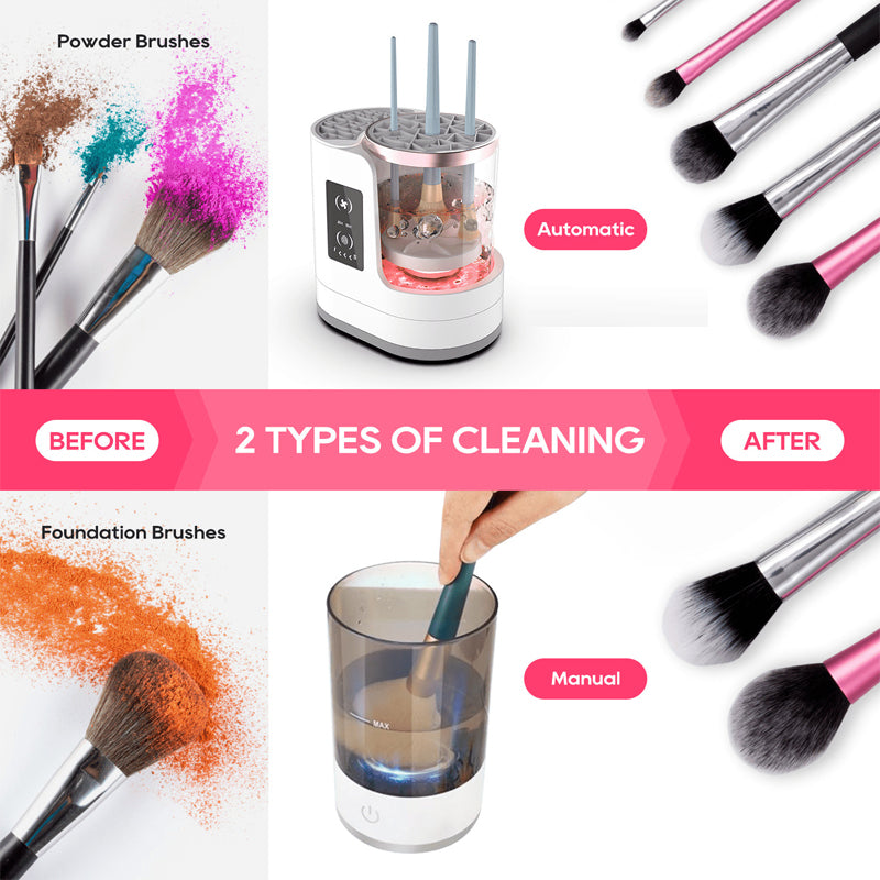 ⏳Limited-time 50% off💥🎨🧼 3-in-1 Electric Makeup Brush Cleaner