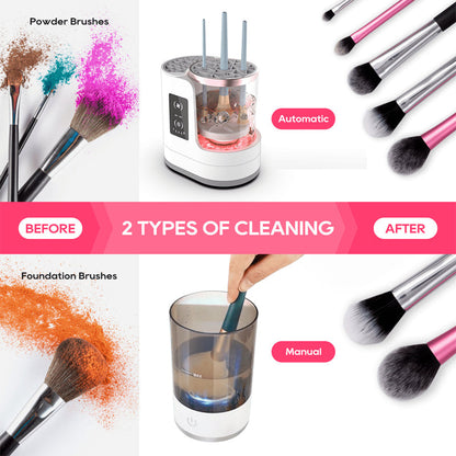 ⏳Limited-time 50% off💥🎨🧼 3-in-1 Electric Makeup Brush Cleaner