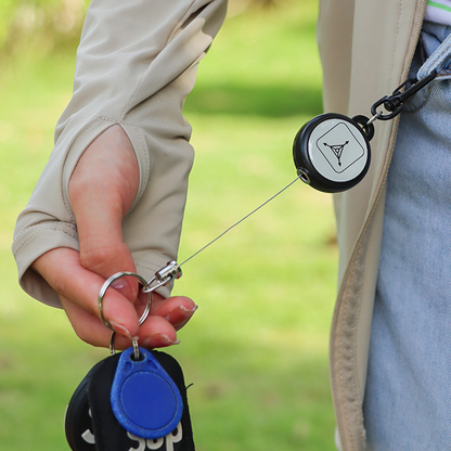 🔑BUY 1 GET 1 FREE🌀Heavy-Duty Retractable Keychain – Durable Cable, Compact Design & Secure Key & Card Holder💳