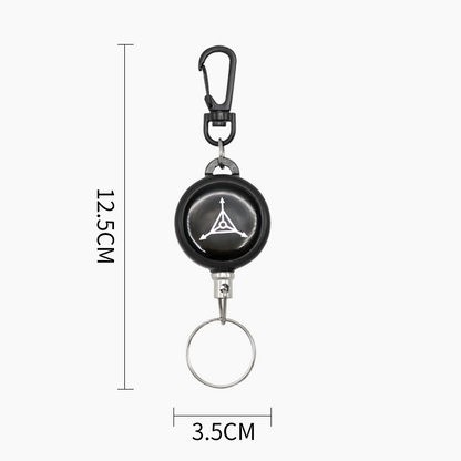 🔑BUY 1 GET 1 FREE🌀Heavy-Duty Retractable Keychain – Durable Cable, Compact Design & Secure Key & Card Holder💳