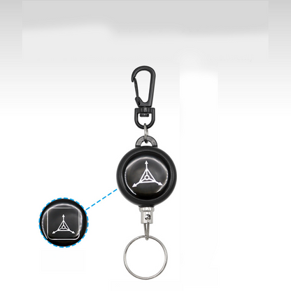 🔑BUY 1 GET 1 FREE🌀Heavy-Duty Retractable Keychain – Durable Cable, Compact Design & Secure Key & Card Holder💳