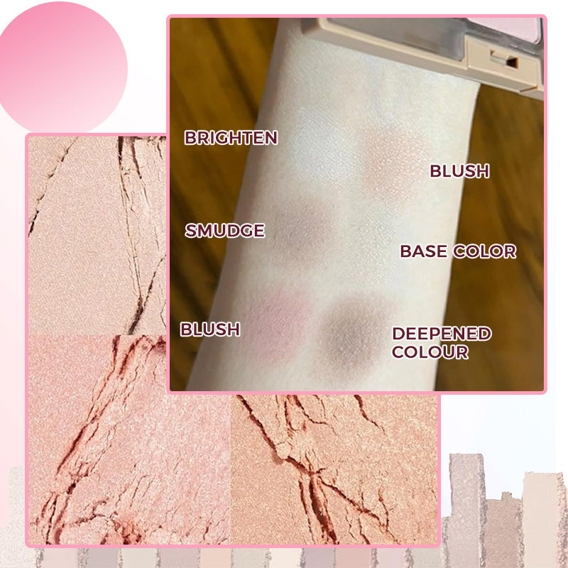 Multifunctional 6-Color Eyeshadow Palette
