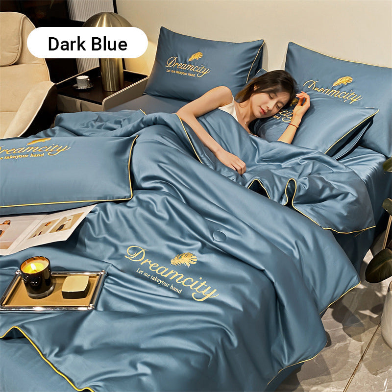 🥳2026 HOT SALE🥳💞50K+ SOLD!🛏️💨 50% OFF! Cooling 4‑Piece Bedding Set – Breathable, moisture‑wicking, machine washable. Stay cool & dry all night – last chance! 🧊✨