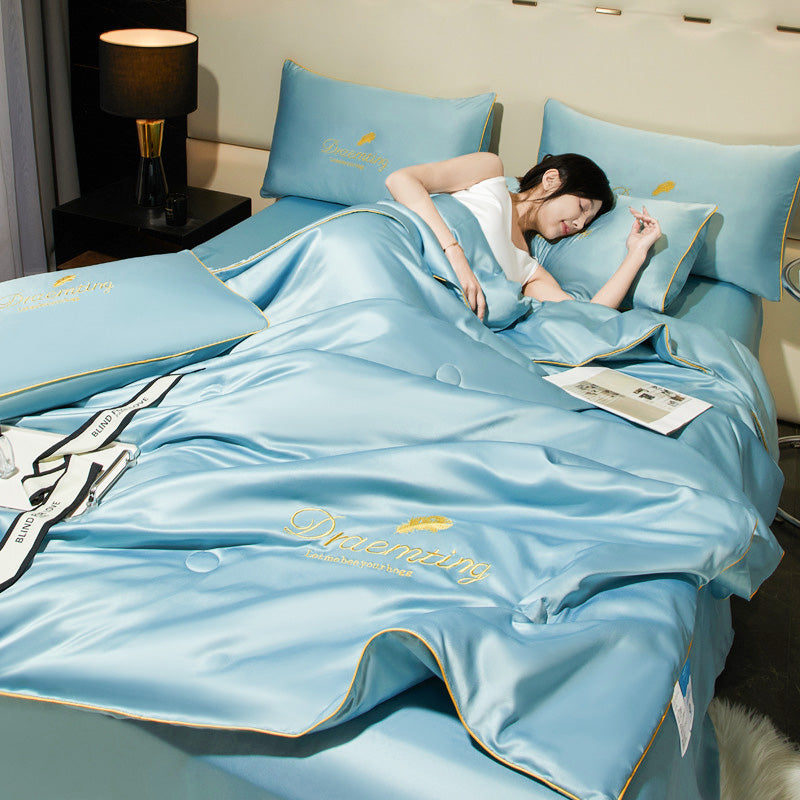 🥳2026 HOT SALE🥳💞50K+ SOLD!🛏️💨 50% OFF! Cooling 4‑Piece Bedding Set – Breathable, moisture‑wicking, machine washable. Stay cool & dry all night – last chance! 🧊✨