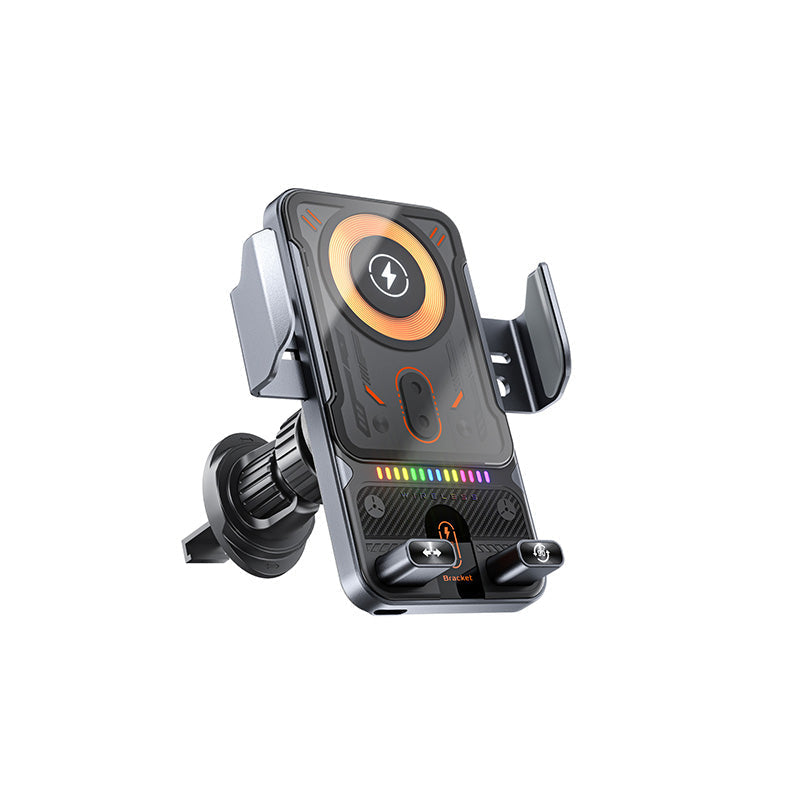 🔥HOT SALE 49% OFF🎁⚡Over 50,000 sold! 📱Smart 2-in-1 Car Rotating Mobile Phone Holder & Wireless Charger⚡
