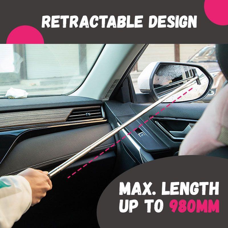 Retractable Car Wing Mirror Wiper – Extends to 98 cm