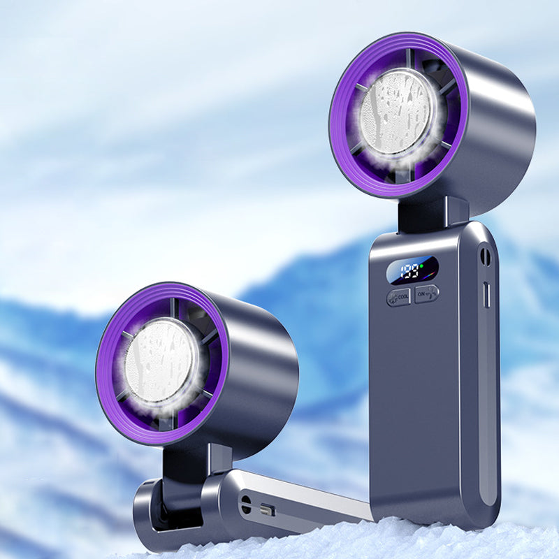 🥳2026 HOT SALE🥳💞50% OFF!❄️Handheld Portable Fan with Ice Cooler