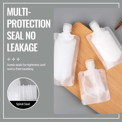 ✈️ LIMITED‑TIME 50% OFF! 🧴 23,418 Happy Travelers – Portable Travel Fluid Makeup Packing Bag (10 Pcs) – Leak-Proof, Transparent & Reusable 🧳