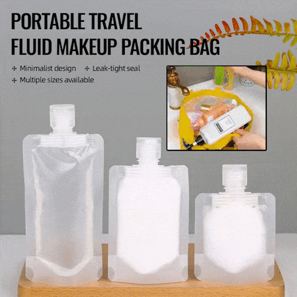 ✈️ LIMITED‑TIME 50% OFF! 🧴 23,418 Happy Travelers – Portable Travel Fluid Makeup Packing Bag (10 Pcs) – Leak-Proof, Transparent & Reusable 🧳
