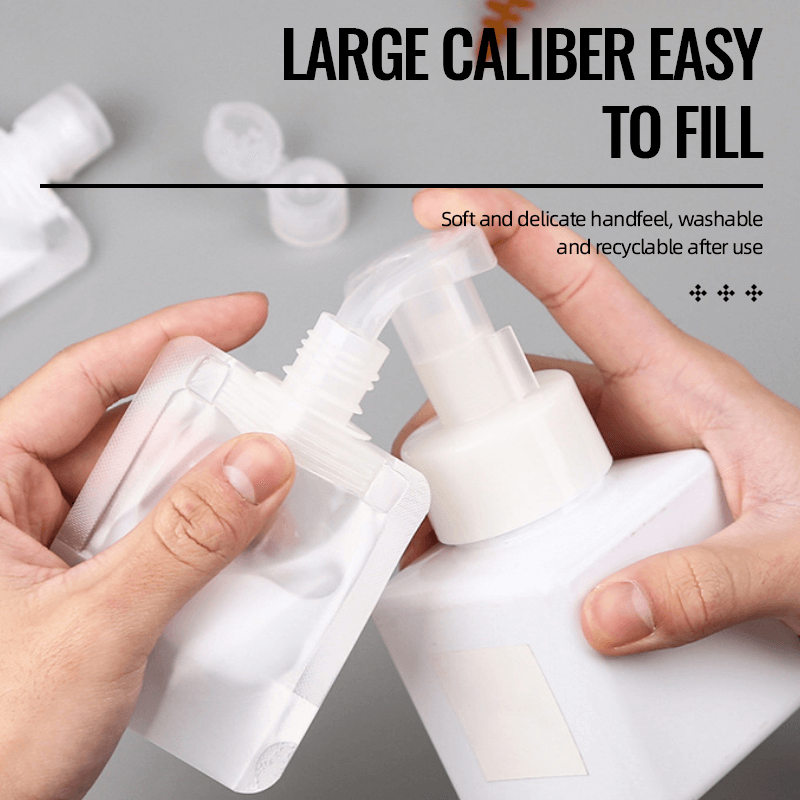 ✈️ LIMITED‑TIME 50% OFF! 🧴 23,418 Happy Travelers – Portable Travel Fluid Makeup Packing Bag (10 Pcs) – Leak-Proof, Transparent & Reusable 🧳