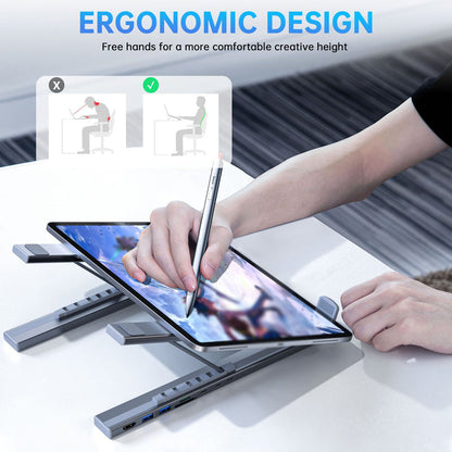 💥HOT SALE💥USB-C Docking Station Laptop Stand with 4K HDMI