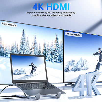 💥HOT SALE💥USB-C Docking Station Laptop Stand with 4K HDMI
