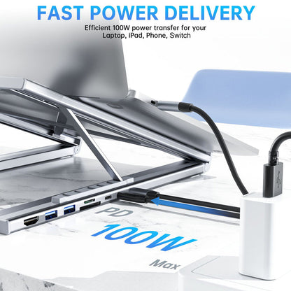 💥HOT SALE💥USB-C Docking Station Laptop Stand with 4K HDMI