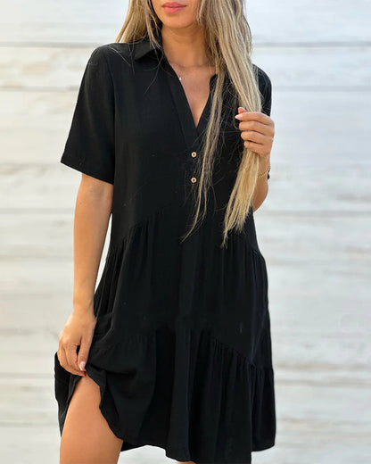 🥳2026 HOT SALE🥳Cotton-Linen A-Line Dress – Breathable, Everyday Chic