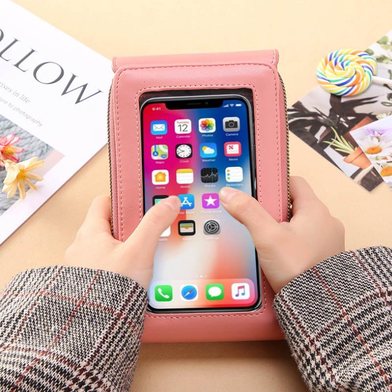 📱Women's Touch Screen Messenger Bag – Smart Phone Charging, Anti-Theft & Water-Resistant