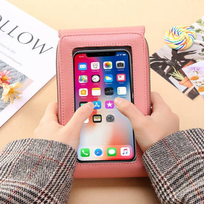 📱Women's Touch Screen Messenger Bag – Smart Phone Charging, Anti-Theft & Water-Resistant