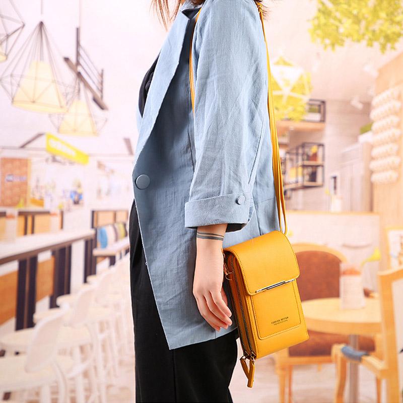 📱Women's Touch Screen Messenger Bag – Smart Phone Charging, Anti-Theft & Water-Resistant