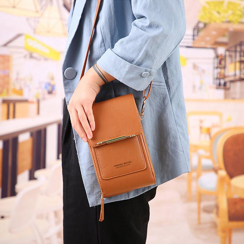 📱Women's Touch Screen Messenger Bag – Smart Phone Charging, Anti-Theft & Water-Resistant