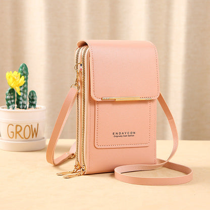 📱Women's Touch Screen Messenger Bag – Smart Phone Charging, Anti-Theft & Water-Resistant