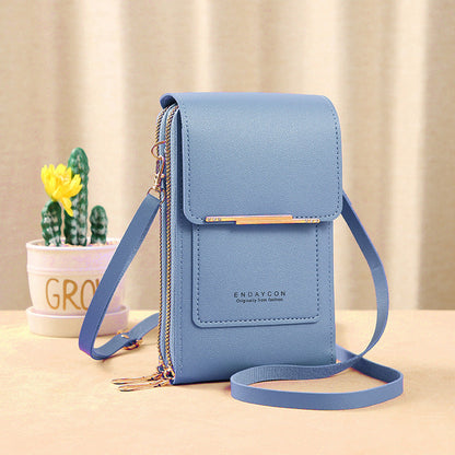 📱Women's Touch Screen Messenger Bag – Smart Phone Charging, Anti-Theft & Water-Resistant