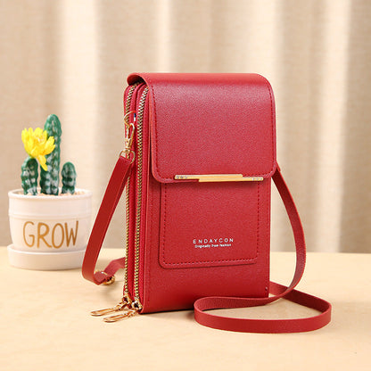 📱Women's Touch Screen Messenger Bag – Smart Phone Charging, Anti-Theft & Water-Resistant