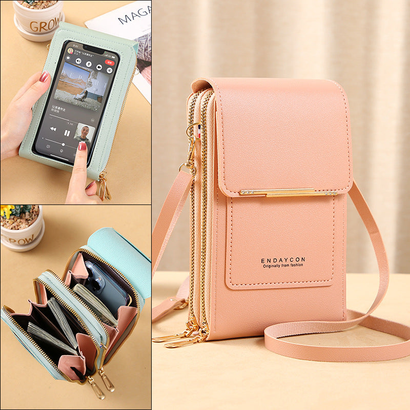 📱Women's Touch Screen Messenger Bag – Smart Phone Charging, Anti-Theft & Water-Resistant