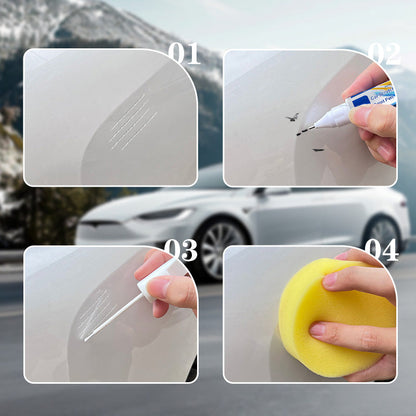 Touch-up paint pen for repairing car scratches